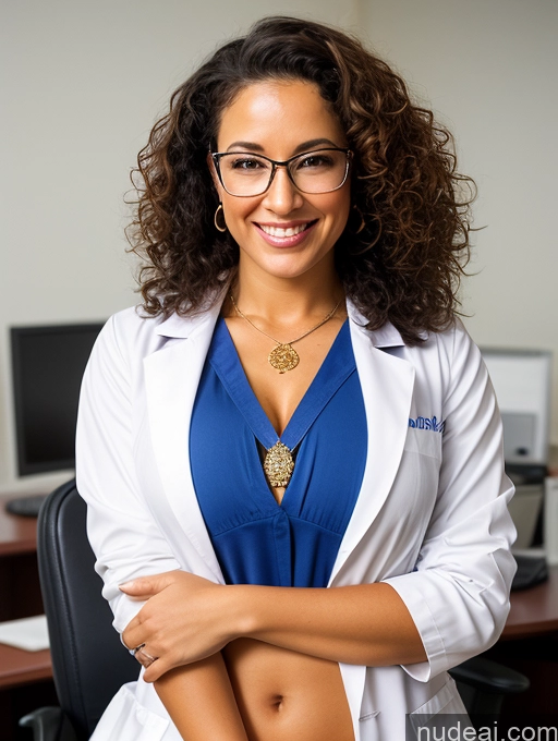 related ai porn images free for Woman One Perfect Boobs Beautiful Glasses Short Perfect Body Pubic Hair Curly Hair Tanned Skin Happy Brunette Latina Office Front View Straddling Doctor Lab Coat Pearl Jewelry Big Ass Big Hips 40s Cleavage