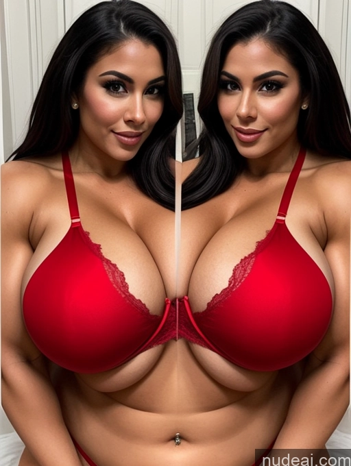 related ai porn images free for Busty Huge Boobs Perfect Boobs Big Ass Abs Big Hips Muscular Perfect Body 20s Seductive Sexy Face Black Hair Bodybuilder Bra Latina Santa Lingerie