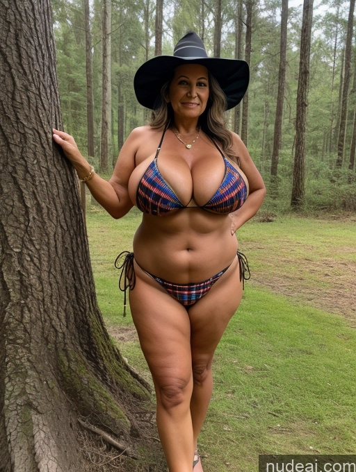 related ai porn images free for Milf One Busty Huge Boobs Thick Tanned Skin 70s Front View Microkini Thong Native American Lumberjack Witch