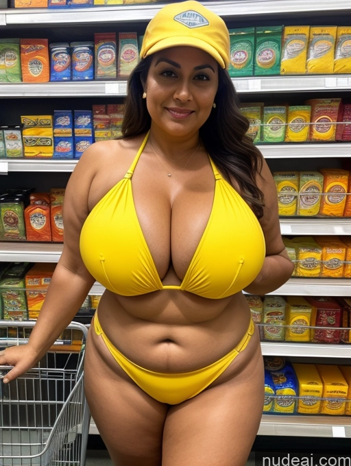 related ai porn images free for Milf One Busty Huge Boobs Thick Tanned Skin 60s Indian Front View Microkini Thong Grocery Construction Worker Chubby