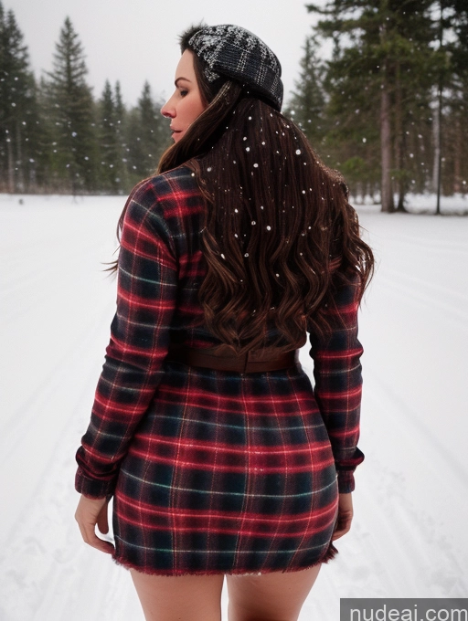 related ai porn images free for Woman Several Busty Big Ass Chubby Big Hips Fairer Skin 30s Brunette Messy White Film Photo Snow Lumberjack Cleavage Dark Lighting Detailed Back View