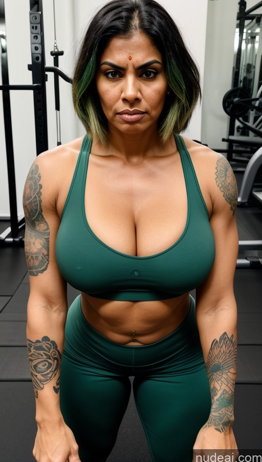 related ai porn images free for Milf Beautiful Tattoos Big Hips Tall Dark Skin 30s Green Hair Straight Indian Sexy Face Muscular Angry Thick Yoga Pants Yoga Gym Front View Busty Big Ass