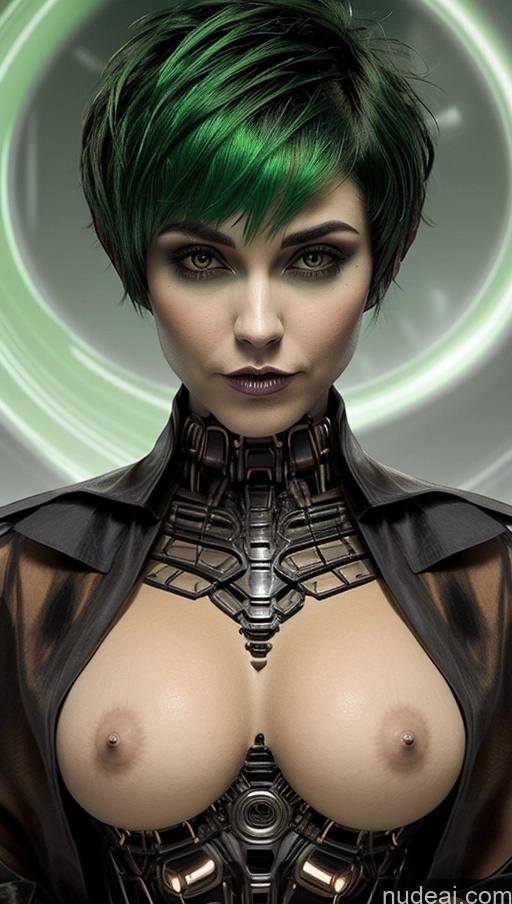 related ai porn images free for Perfect Boobs Pubic Hair Tanned Skin French Halloween Futuristicbot V2 Green Hair Huge Tits, Hard Nipples Pixie