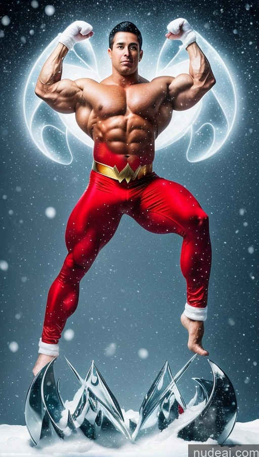 related ai porn images free for Bodybuilder Muscular Abs Surrealist Powering Up Glasses Snow Santa Huge Boobs Mary Thunderbolt