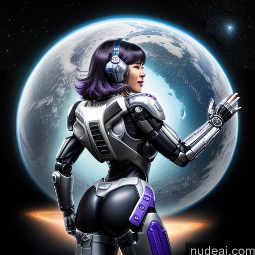 related ai porn images free for Woman Bodybuilder Cyborg Busty Black Hair Purple Hair Bobcut Asian Latina Mech Suit Sci-fi Armor Space Suit SuperMecha: A-Mecha Musume A素体机娘 Perfect Body 30s Happy Laughing Ahegao Back View