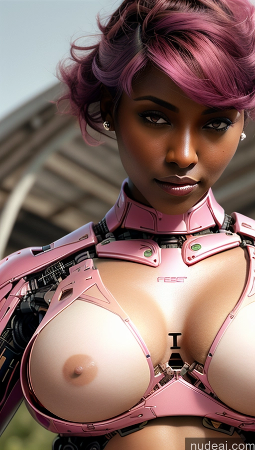 related ai porn images free for Busty Pubic Hair Tanned Skin Dark Skin Pink Hair French Close-up View Crop Top Futuristicbot V2 Phoenixdress Huge Tits, Hard Nipples