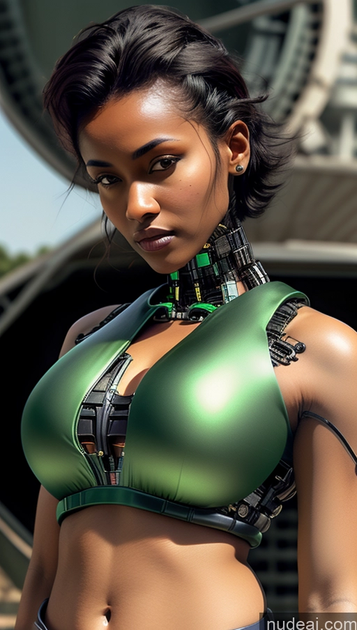 related ai porn images free for Busty Pubic Hair Tanned Skin Dark Skin French Close-up View Crop Top Futuristicbot V2 Phoenixdress Huge Tits, Hard Nipples Green Hair