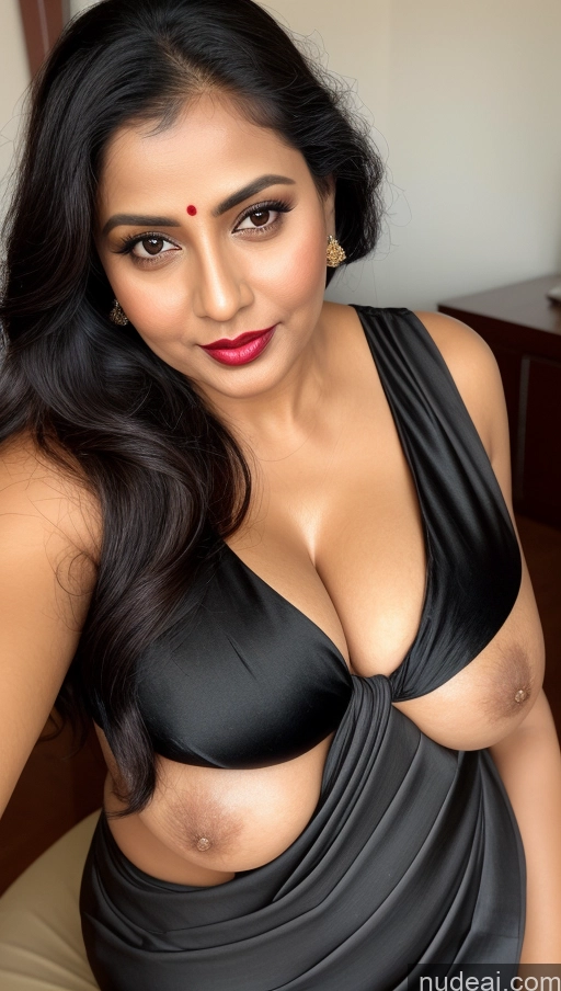 related ai porn images free for Woman One Perfect Boobs Lipstick Thick 40s Black Hair Ponytail Indian Busty Sari Cleavage Detailed Beautiful Close-up View