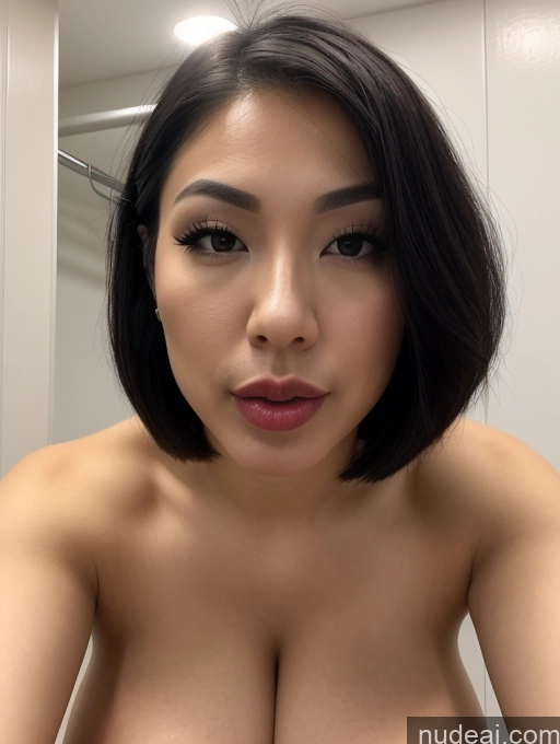 related ai porn images free for Busty Huge Boobs Lipstick Big Ass Thick Big Hips Perfect Body 20s Pouting Lips Black Hair Short Hair Japanese Changing Room Nude Woman + Man Two Front View Blowjob