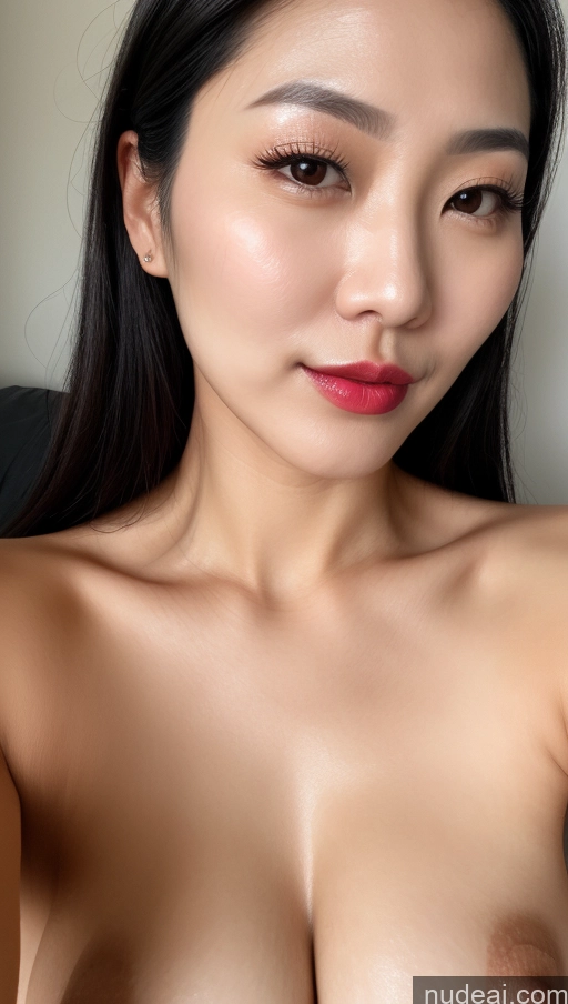 related ai porn images free for Woman One Perfect Boobs Beautiful Lipstick Black Hair Slicked Korean Detailed 30s Close-up View