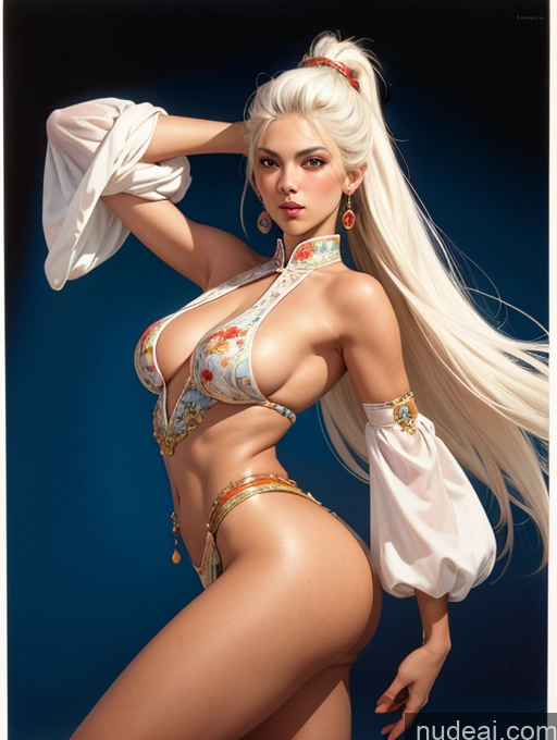 related ai porn images free for Small Tits Tanned Skin Chinese Front View Traditional Art By Boris Vallejo Boris Vallejo Art Style White Hair