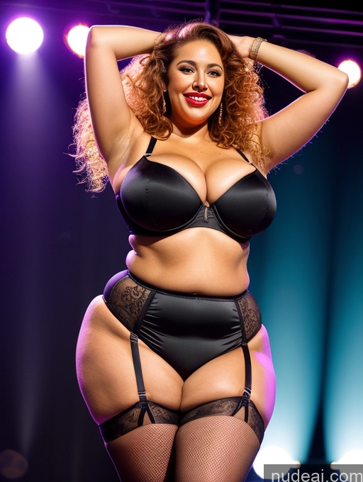 related ai porn images free for Lingerie Model Huge Boobs Lipstick Beautiful Thick Chubby Big Hips Long Legs Pubic Hair Tanned Skin 20s Happy Ginger Curly Hair Illustration Stage Front View Tailcoat Push-up Bra Mesh High Heels Bow Tie Cleavage Bright Lighting