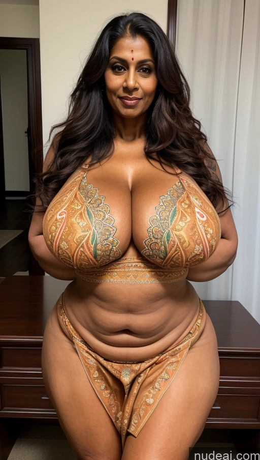 related ai porn images free for Milf Busty Huge Boobs Beautiful Tattoos Muscular Abs Thick Big Hips Tall Long Hair Dark Skin 60s Seductive Ginger Indian Lake T-pose Blouse Sari Detailed Sexy Face Front View