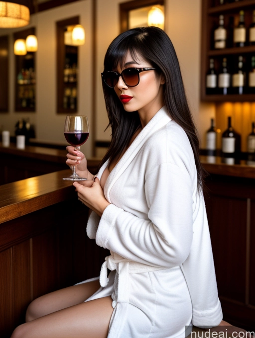 related ai porn images free for Beautiful Fairer Skin Black Hair Lipstick Skinny Perfect Body 20s Model Sunglasses Abs Big Ass Asian Perfect Boobs Wine Bar One Seductive Bangs Side View Bathrobe Cleavage