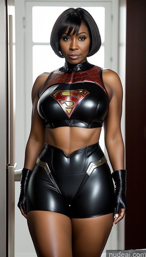 related ai porn images free for Milf Thick Big Ass Big Hips 40s Serious Short Hair Black Superhero