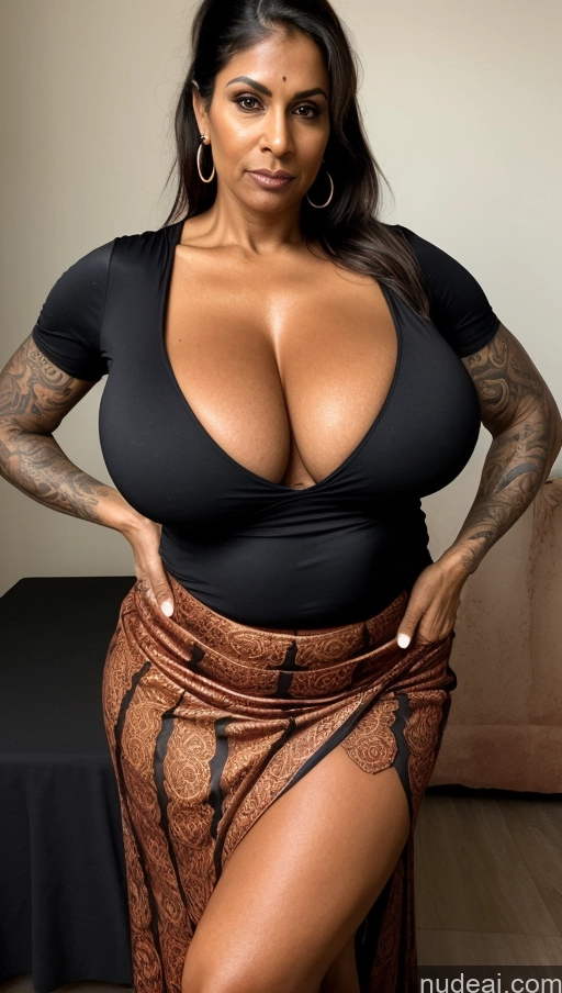 related ai porn images free for Milf Busty Huge Boobs Beautiful Tattoos Muscular Thick Big Hips Tall Dark Skin 50s Serious Ponytail Indian T-pose Detailed Sexy Face Hell Blouse One Abs Long Skirt Close-up View