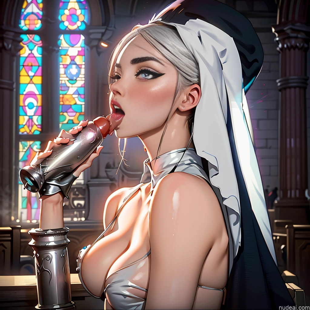 Small Tits Pregnant Billie Eilish Nun Nun Oufit With Breast Curtains (Houshou Marine Style) Church Blowjob Maske's Balls Deep Deepthroat Licking Oral Bj_Devil_angel Two 18 20s Dark Lighting Detailed Inversemouthfuck Reverse Fellatio Testicle Sucking