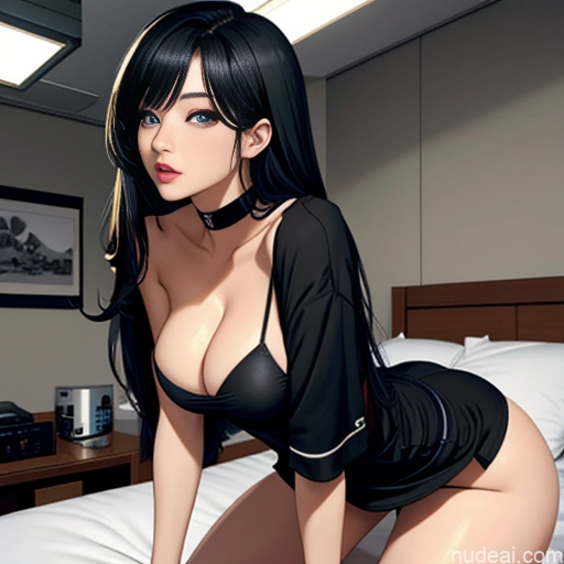 18 Shocked Perfect Boobs Small Ass Big Hips Blowjob Straddling Detailed Japanese Front View One Hospital Topless Nun Mini Skirt Woman Black Hair Messy Soft Anime Beer Dark Lighting