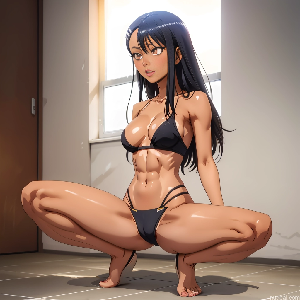 related ai porn images free for Nagatoro Hayase, Hair Ornament, Brown Eyes, Hairclip ,dark Skin, Black Hair Model Perfect Boobs Perfect Body Pubic Hair Nude Squatting T-pose Straddling Spreading Legs Bending Over Peeing Woman