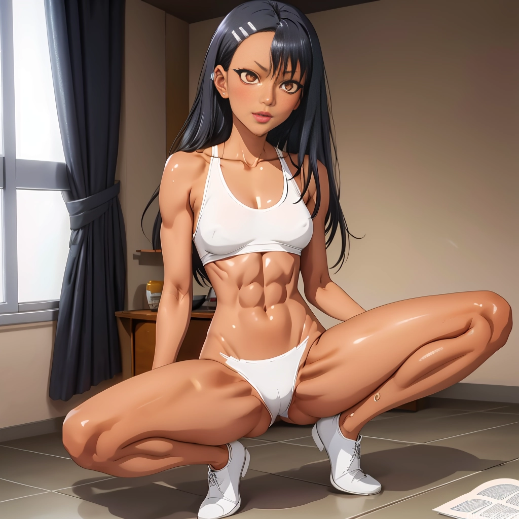 related ai porn images free for Nagatoro Hayase, Hair Ornament, Brown Eyes, Hairclip ,dark Skin, Black Hair Model Perfect Boobs Perfect Body Pubic Hair Nude Squatting T-pose Straddling Spreading Legs Bending Over Peeing Woman