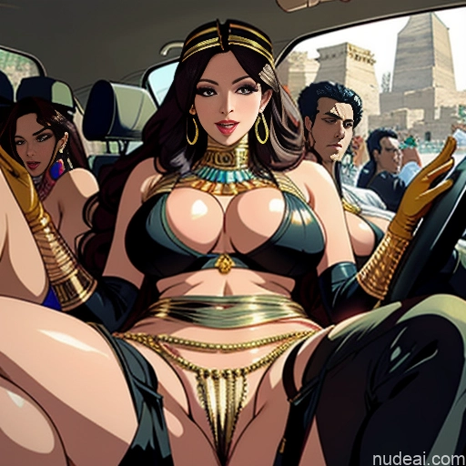 Milf Perfect Boobs Big Hips 50s Ahegao Egyptian Spreading Legs Gloves Harem Pants Gold Jewelry Jewelry Several Detailed Car