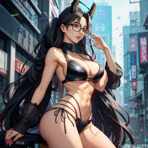 related ai porn images free for Woman One Perfect Body Girl 20s Seductive White Hair Long Hair Glasses Bangs Messy White Black And White Soft Anime Crisp Anime Cyberpunk Tokyo Front View Boots Choker Crop Top Face Mask Gloves Jacket Short Shorts Thigh Socks Whale Tail (Clothing)