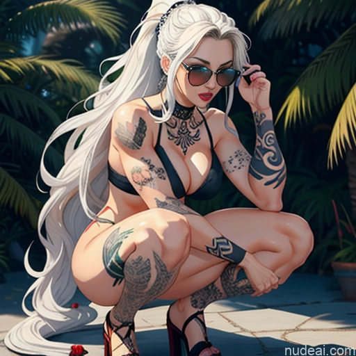 related ai porn images free for Woman Two Perfect Boobs Beautiful Tattoos Sunglasses Lipstick Big Ass Perfect Body Long Hair Oiled Body 18 Angry Blonde Squatting Nude