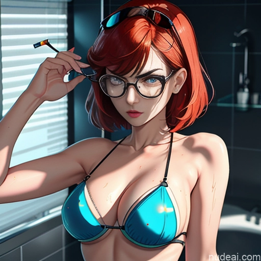 related ai porn images free for Small Tits Big Ass Glasses Angry Bobcut Ginger Bathroom Bathing