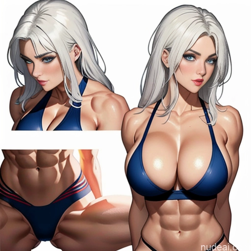 related ai porn images free for Woman Bodybuilder Huge Boobs 18 Pouting Lips White Hair Scandinavian Big Ass Big Hips Abs Pubic Hair Back View Bending Over Nude On Back Spreading Legs Squatting