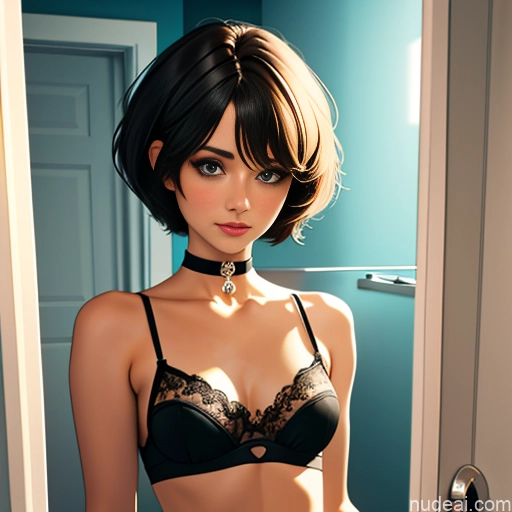 related ai porn images free for One Sorority Skinny Small Tits Small Ass Short Short Hair 18 Brunette Pixie White Soft Anime Bathroom Choker Fishnet Dress