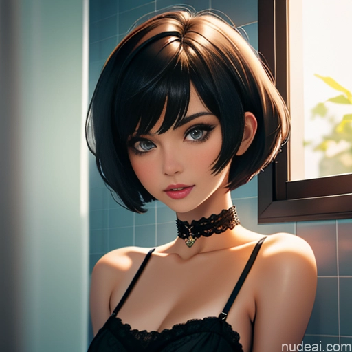 related ai porn images free for One Sorority Skinny Small Tits Small Ass Short Short Hair 18 Brunette Pixie White Soft Anime Bathroom Choker Fishnet Dress Devil