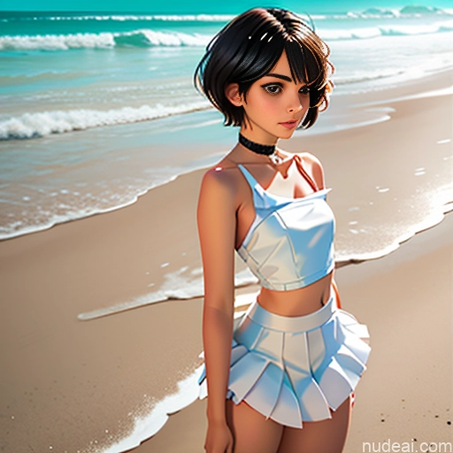 ai nude image of pics of One Sorority Skinny Small Tits Small Ass Short Short Hair Brunette Pixie Messy White Soft Anime Beach Choker Better Swimwear Beach Tutu Straddling Devil