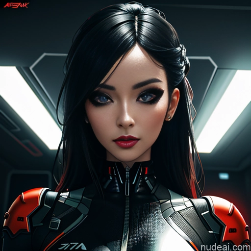 ai nude image of pics of Asian Skin Detail (beta) Cyberpunk Military Dark_Fantasy_Style