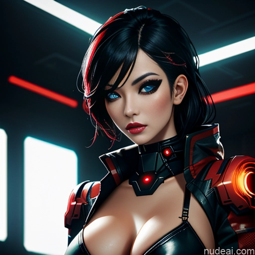 Asian Skin Detail (beta) Cyberpunk Military Dark_Fantasy_Style