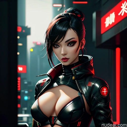 ai nude image of pics of Asian Skin Detail (beta) Cyberpunk Military Dark_Fantasy_Style