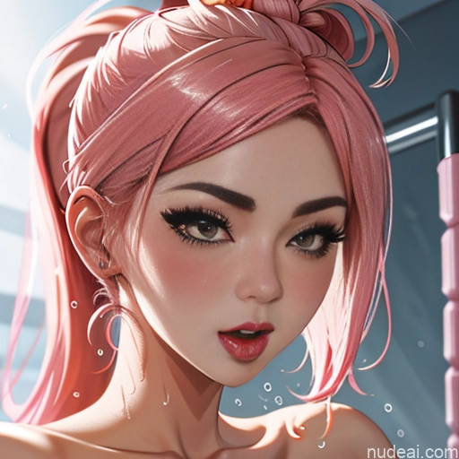 related ai porn images free for Milf Busty Pink Hair Russian One Asian Ahegao 20s Crisp Anime Nude Ponytail On Back Cumshot Close-up View Shower