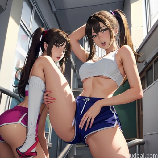 related ai porn images free for Asian Sorority Two 18 Sexy Face Blonde Brunette Pigtails Straight School Hallway Dolphin Shorts Scissors Pose On Back Cumshot Crisp Anime Skin Detail (beta) Anime