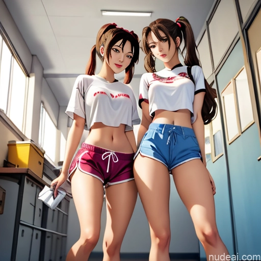 related ai porn images free for Asian Sorority Two 18 Sexy Face Blonde Brunette Pigtails Straight School Hallway Dolphin Shorts Scissors Pose On Back Cumshot Crisp Anime Skin Detail (beta) Anime Detailed