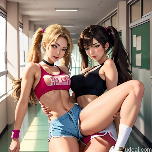 related ai porn images free for Asian Sorority Two 18 Sexy Face Blonde Brunette Pigtails Straight School Hallway Dolphin Shorts Scissors Pose On Back Cumshot Crisp Anime Skin Detail (beta) Anime Detailed