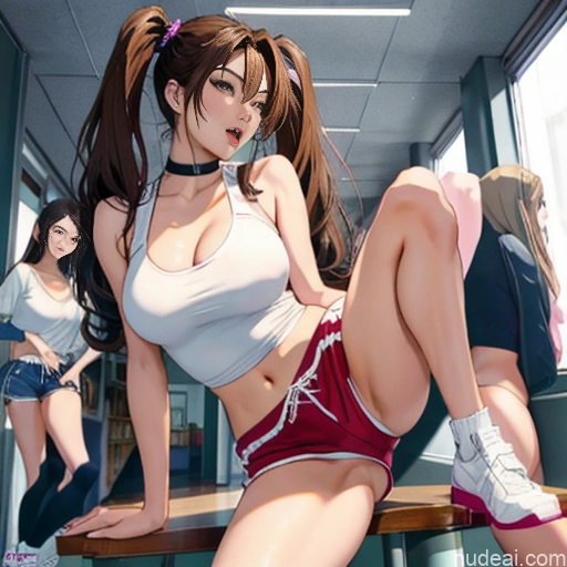 related ai porn images free for Asian Sorority Two 18 Sexy Face Blonde Brunette Pigtails Straight School Hallway Dolphin Shorts Scissors Pose On Back Cumshot Crisp Anime Skin Detail (beta) Anime Detailed