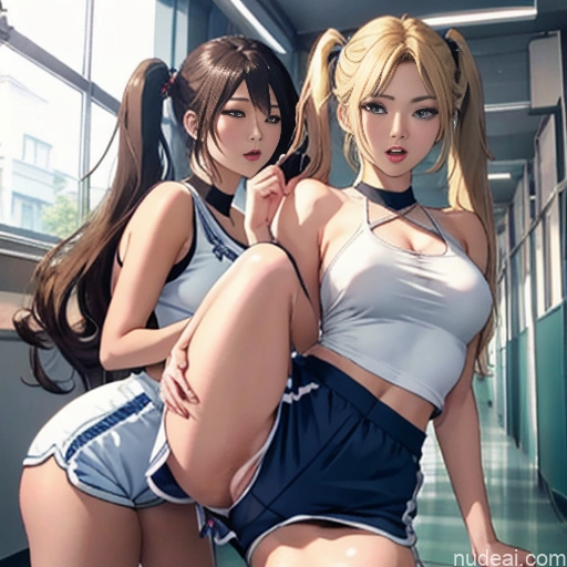 related ai porn images free for Asian Sorority Two 18 Sexy Face Blonde Brunette Pigtails Straight School Hallway Dolphin Shorts Scissors Pose On Back Cumshot Crisp Anime Skin Detail (beta) Anime Detailed