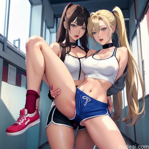 related ai porn images free for Asian Sorority Two 18 Sexy Face Blonde Brunette Pigtails Straight School Hallway Dolphin Shorts Scissors Pose On Back Cumshot Crisp Anime Skin Detail (beta) Anime Detailed