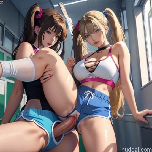 related ai porn images free for Asian Sorority Two 18 Sexy Face Blonde Brunette Pigtails Straight School Hallway Dolphin Shorts Scissors Pose On Back Cumshot Crisp Anime Skin Detail (beta) Anime Detailed