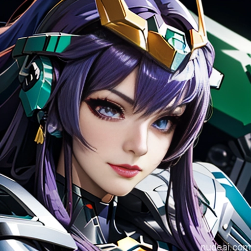 related ai porn images free for 1girl Hu Tao: Genshin Impact Cosplayers SuperMecha: A-Mecha Musume A素体机娘 Close-up View Green Hair Purple Hair Blue Hair