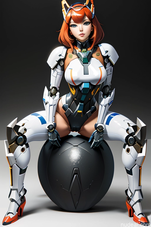 SuperMecha: A-Mecha Musume A素体机娘 Leon Raymond Butt Bite Pantsuit