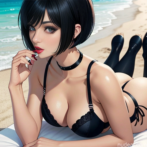 related ai porn images free for Woman One Soft Anime Bedroom Beach 18 Black Hair Small Ass Short Hair Perfect Boobs Japanese Side View Goth Devil Blowjob