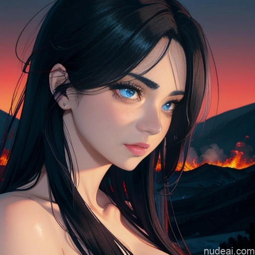 related ai porn images free for Woman Two Busty Huge Boobs Perfect Boobs 18 Sad Blue Hair Messy Japanese Soft Anime Hell Gaming Nude Angel Partially Nude Topless Bright Lighting Close-up View