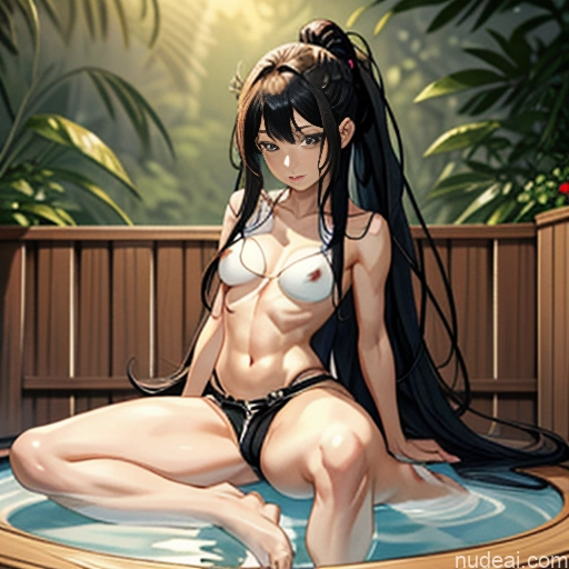 Perfect Boobs Small Ass Perfect Body Long Hair Oiled Body Micro Shorts SplitSitting 18 Orgasm Black Hair Hair Tied Up Skin Detail (beta) Hot Tub Licking-nipple Handjob Dark Lighting Model