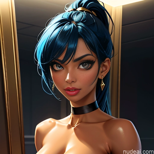 related ai porn images free for Perfect Body Oiled Body Blue Hair Dark Fantasy Nude One Choker Egyptian 20s Woman Busty Topless Partially Nude On Back Dark Skin Soft Anime Perfect Boobs Ponytail Crisp Anime Ahegao Gold Jewelry Dark Lighting Bedroom Orgasm Cumshot Bangs