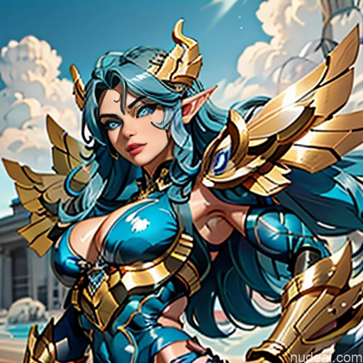 related ai porn images free for Woman Busty Muscular Abs Front View Has Wings Angel Fantasy Armor Viking Bodybuilder Perfect Boobs Gold Jewelry Blonde SuperMecha: A-Mecha Musume A素体机娘 Deep Blue Eyes Blue Hair